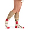 image:imageCherokee Printsupport Women 12 mmHg Support SocksDeer Santa