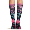 image:imageCherokee Printsupport Women 12 mmHg Support SocksFloral Flashback
