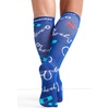 image:imageCherokee Printsupport Women 12 mmHg Support SocksHealing Thoughts