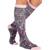 image:imageCherokee Printsupport Women 12 mmHg Support SocksSketch Hearts