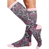 image:imageCherokee Printsupport Women 12 mmHg Support SocksSketch Hearts