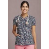 image:imageVNeck Print Top with Scrub Life by CherokeeWhat the Speck