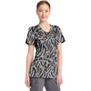image:imageWomens Round Neck Print Top with Brush Away Blooms by InfinityBig Cat