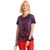 image:imageWomens Round Neck Print Top with Brush Away Blooms by InfinityDigital Wavelength