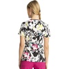 image:imageWomens Round Neck Print Top with Brush Away Blooms by InfinityInky Garden