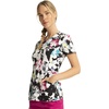 image:imageWomens Round Neck Print Top with Brush Away Blooms by InfinityInky Garden
