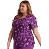 image:imageWomens Round Neck Print Top with Brush Away Blooms by InfinityLeopard Vibes