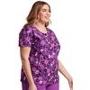 image:imageWomens Round Neck Print Top with Brush Away Blooms by InfinityLeopard Vibes