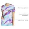 image:imageWomens Round Neck Print Top with Brush Away Blooms by InfinityPainted Prism