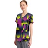 image:imageWomens Round Neck Print Top with Brush Away Blooms by InfinityPortal