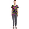 image:imageWomens Round Neck Print Top with Brush Away Blooms by InfinityPortal