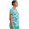 image:imageWomens Round Neck Print Top with Brush Away Blooms by InfinityTropic Texture