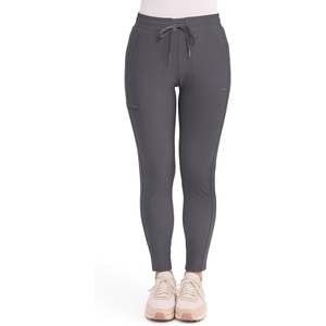 image:imageCherokee Form CK095 Womens Mid Rise Tapered Leg Drawstring PantPewter