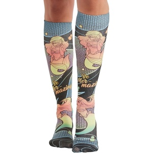 image:imageCherokee Knee High Compression Socks 815 mmHg Lightweight Printed Support Stockings 1 Pair COMFORTSUPPORTAmazing Ariel