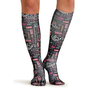 image:imageCherokee Knee High Compression Socks 815 mmHg Lightweight Printed Support Stockings 1 Pair COMFORTSUPPORTNurse Power