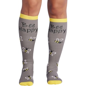 image:imageCherokee Printsupport Women 12 mmHg Support SocksBee Happy