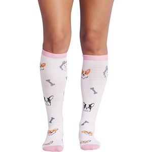 image:imageCherokee Printsupport Women 12 mmHg Support SocksDog Love