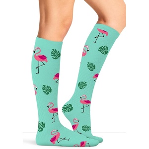 image:imageCherokee Printsupport Women 12 mmHg Support SocksFlamingo Life