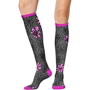 image:imageCherokee Printsupport Women 12 mmHg Support SocksFlower Power