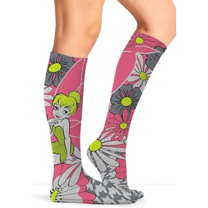 image:imageCherokee Printsupport Women 12 mmHg Support SocksFlower Tinker Bell