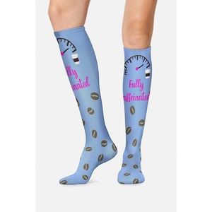 image:imageCherokee Printsupport Women 12 mmHg Support SocksFully Caffeinated