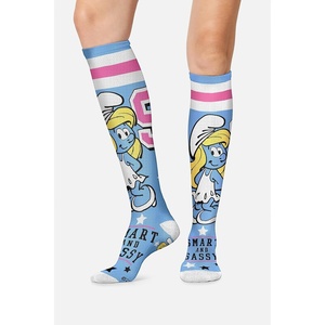 image:imageCherokee Printsupport Women 12 mmHg Support SocksGraduate Smurf