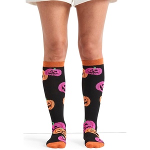 image:imageCherokee Printsupport Women 12 mmHg Support SocksHappy Pumpkins