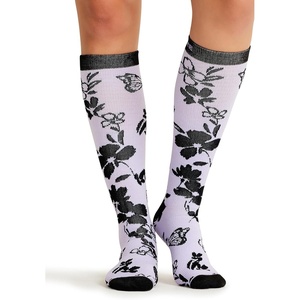 image:imageCherokee Printsupport Women 12 mmHg Support SocksLavender Garden