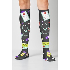 image:imageCherokee Printsupport Women 12 mmHg Support SocksLife Of A Nurse