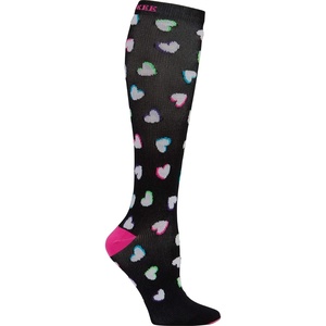 image:imageCherokee Printsupport Women 12 mmHg Support SocksNeon Hearts