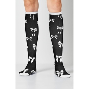 image:imageCherokee Printsupport Women 12 mmHg Support SocksRomantic Bows