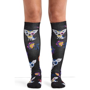 image:imageCherokee Printsupport Women 12 mmHg Support SocksSugar Skull Pups