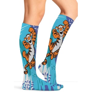 image:imageCherokee Printsupport Women 12 mmHg Support SocksTigger Splash