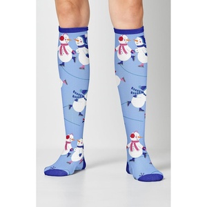 image:imageCherokee Printsupport Women 12 mmHg Support SocksWinter Wonderland