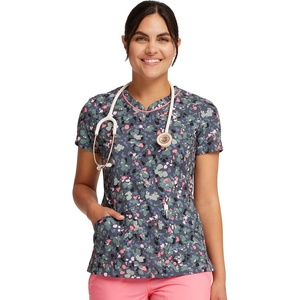 image:imageVNeck Print Top with Scrub Life by CherokeeWhat the Speck