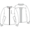 image:imageCherokee IN Scrub Jacket for Men Zip Front Rib Knit Collar 3 PocketsHunter