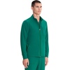 image:imageCherokee IN Scrub Jacket for Men Zip Front Rib Knit Collar 3 PocketsHunter