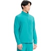 image:imageCherokee IN Scrub Jacket for Men Zip Front Rib Knit Collar 3 PocketsTeal Blue