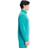 image:imageCherokee IN Scrub Jacket for Men Zip Front Rib Knit Collar 3 PocketsTeal Blue
