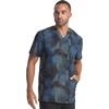 image:imageCherokee Infinity Men Scrubs Top VNeck CK920Gradient Grid