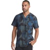 image:imageCherokee Infinity Men Scrubs Top VNeck CK920Gradient Grid