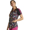 image:imageCherokee Infinity Nurse Gifts Women Scrubs Top VNeck Print CK645 S Geo Nouveau