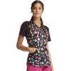 image:imageCherokee Infinity Nurse Gifts Women Scrubs Top VNeck Print CK645 S Geo Nouveau