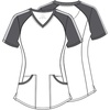 image:imageCherokee Infinity Nurse Gifts Women Scrubs Top VNeck Print CK645 S Geo Nouveau