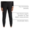 image:imageCherokee Infinity Womens PullOn Scrub Jogger Pants Mid Rise BottomsBlack