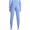 image:imageCherokee Infinity Womens PullOn Scrub Jogger Pants Mid Rise BottomsCiel
