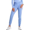 image:imageCherokee Infinity Womens PullOn Scrub Jogger Pants Mid Rise BottomsCiel