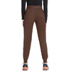 image:imageCherokee Infinity Womens PullOn Scrub Jogger Pants Mid Rise BottomsEspresso Express