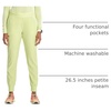 image:imageCherokee Infinity Womens PullOn Scrub Jogger Pants Mid Rise BottomsGreen Energy