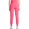 image:imageCherokee Infinity Womens PullOn Scrub Jogger Pants Mid Rise BottomsPower Pink
